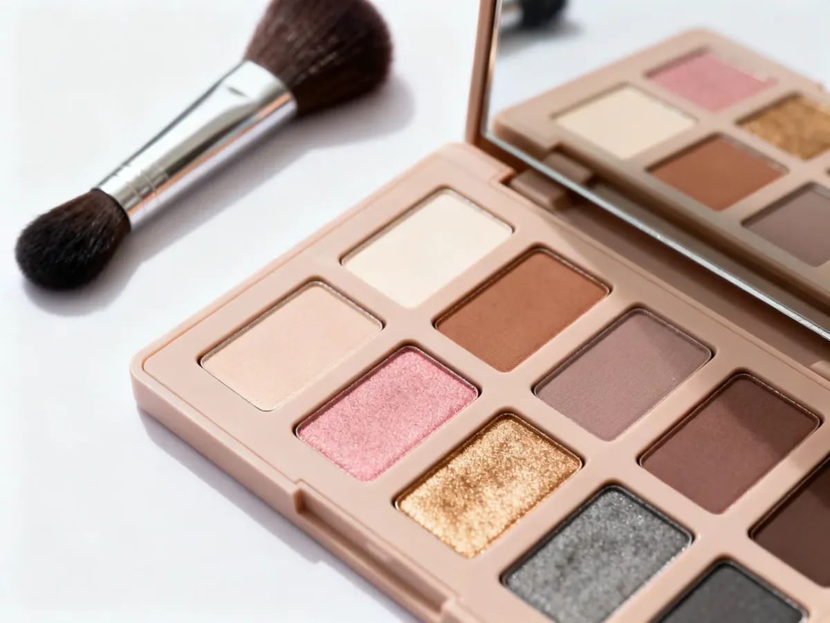 Neutralna paleta cieni do codziennego makijażu